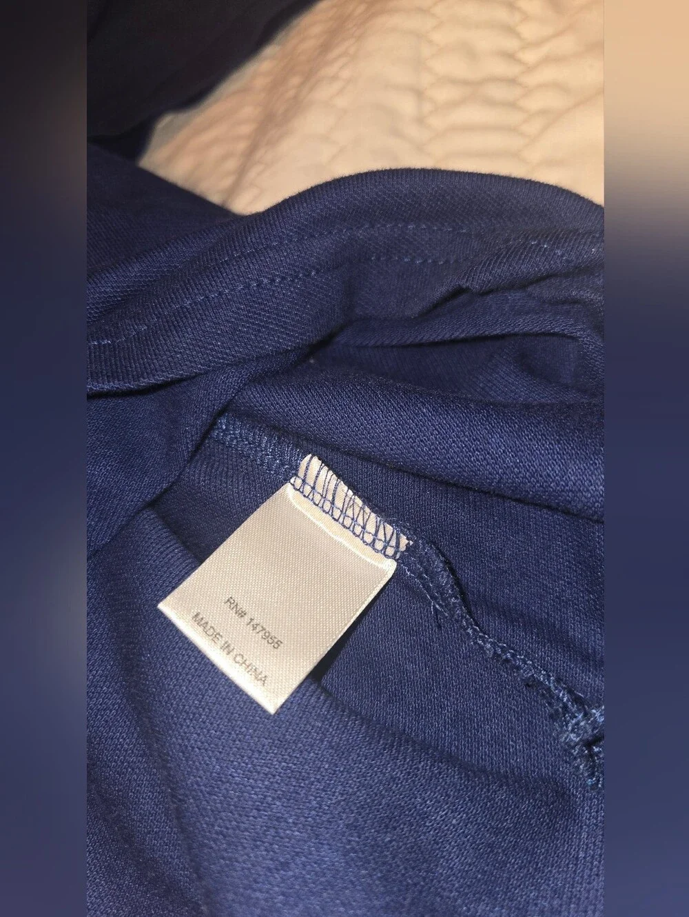Polo by Ralph Lauren Men’s Deep Blue Polo with White Pony